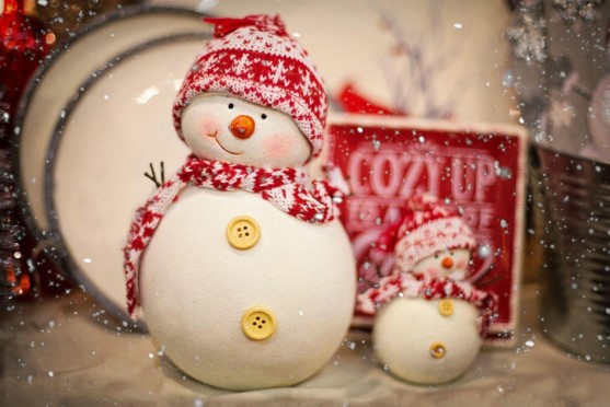 Holiday Magic with Garland and Tabletop Christmas Trees